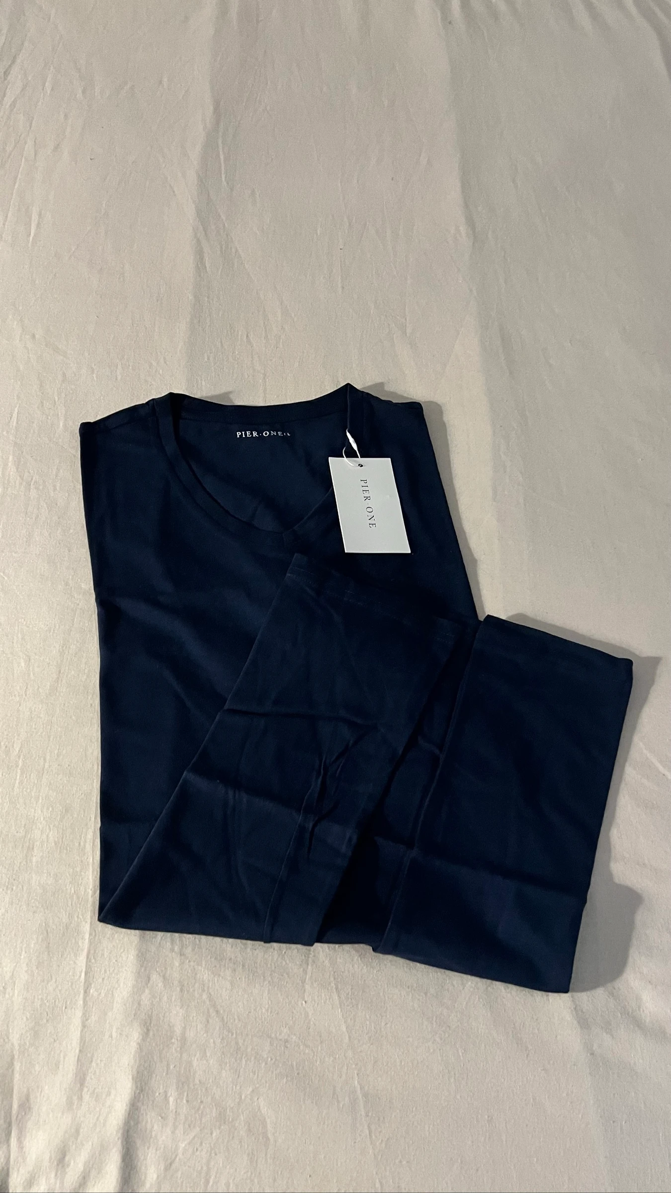 Camiseta Masculina Azul Marinho Simples e Elegante – photo 3